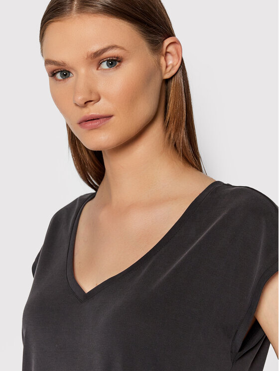 Vero Moda Vero Moda T-shirt Filli 10247666 Crna Regular Fit