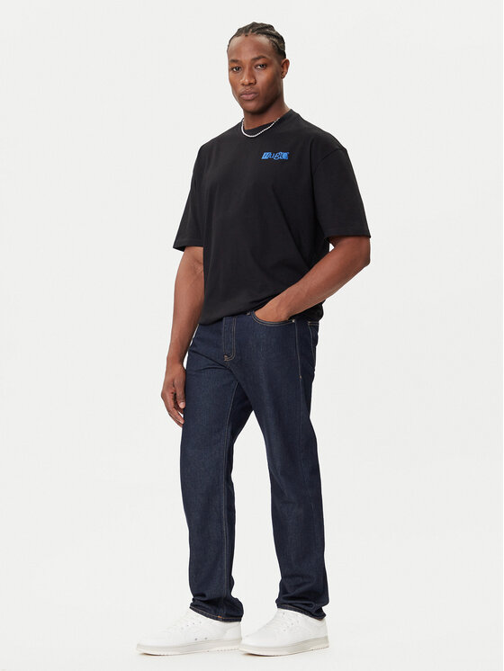 HUGO HUGO T-särk Nilte 50542810 Must Loose Fit