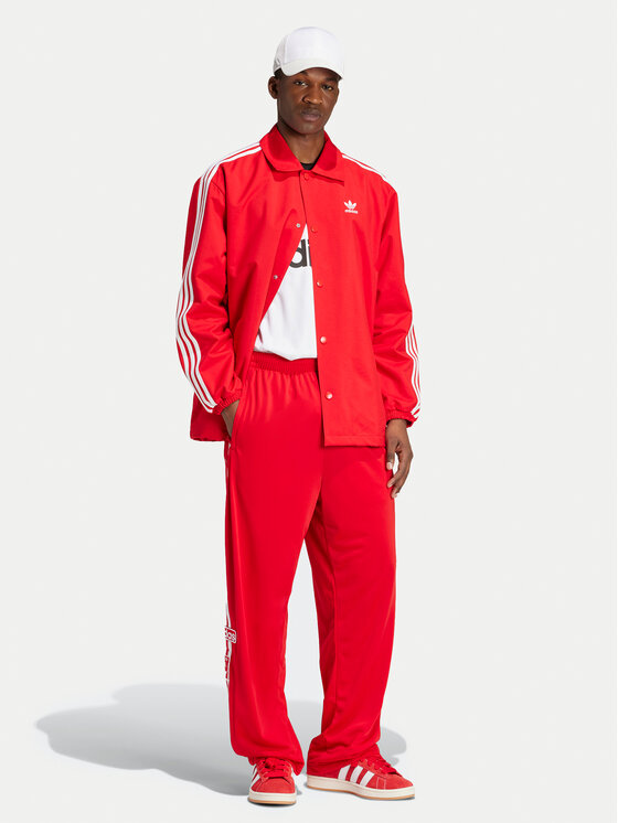 adidas adidas Spodnie dresowe Adibreak IY9924 Czerwony Loose Fit