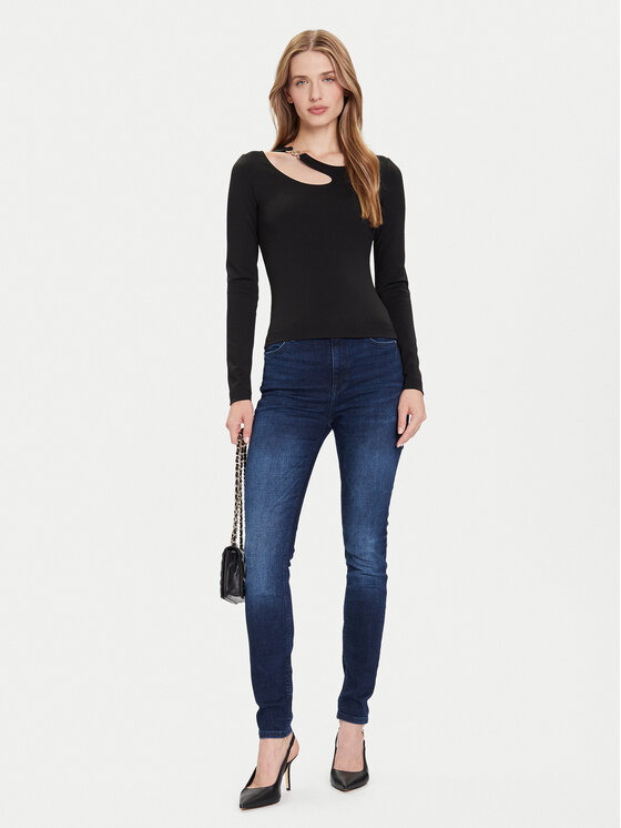 Guess Guess Traperice W5BA46 D0791 Plava Skinny Fit