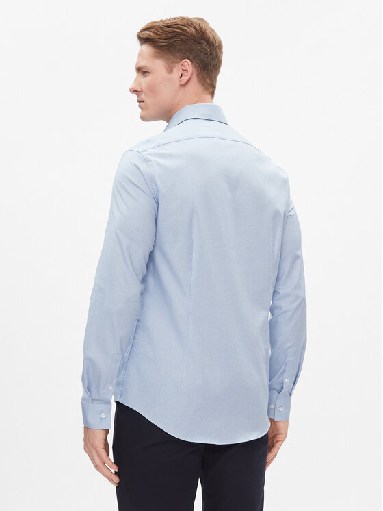 Calvin Klein Calvin Klein Cămașă K10K112305 Albastru celest Slim Fit