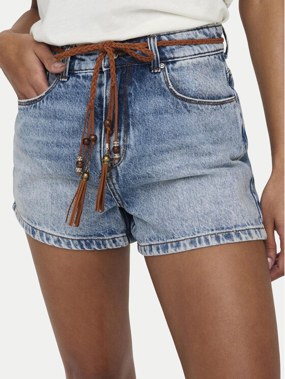 ONLY ONLY Jeans kratke hlače Kelly 15221469 Svetlo modra Regular Fit