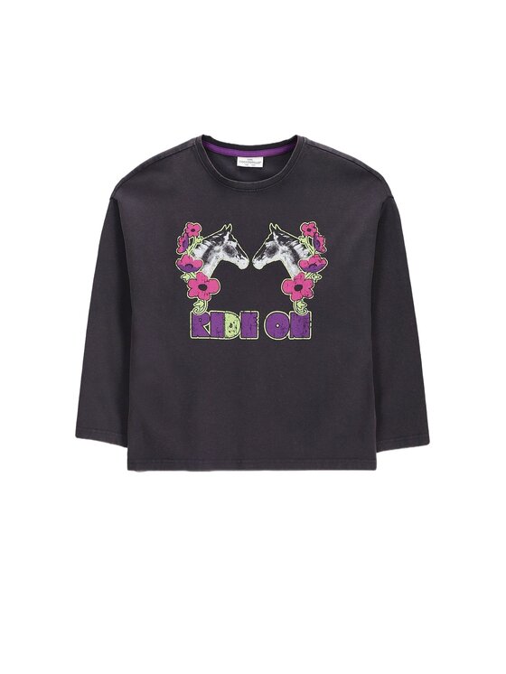 Coccodrillo Coccodrillo S dlouhým rukávem ZC6143101HGJ-020 Šedá Regular Fit