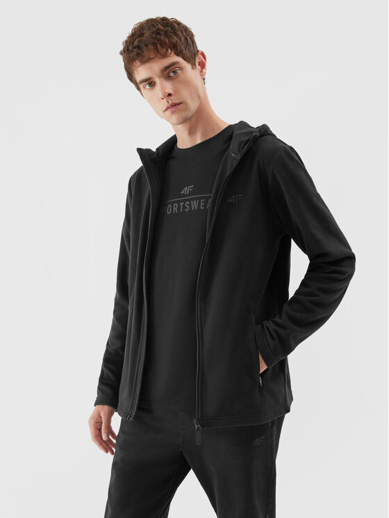 4F 4F Polar 4FAW23TFLEM121 Czarny Regular Fit