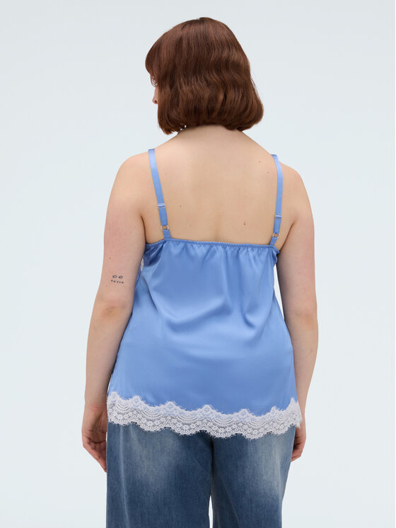 Fiorella Rubino Fiorella Rubino Top D007T000265N034 Turkusowy A-Line Fit