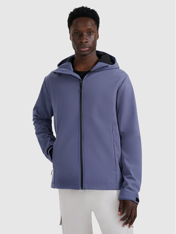 4F 4F Μπουφάν Softshell 4FWAW25TSOFM362-32S Μπλε Regular Fit