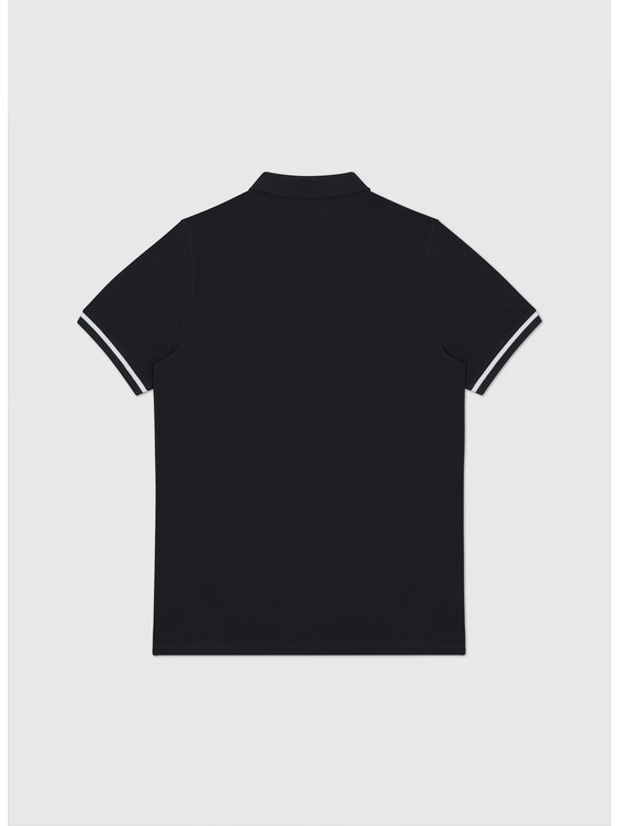 Pako Lorente Pako Lorente Polo P26WN-TX-007 Czarny Regular Fit