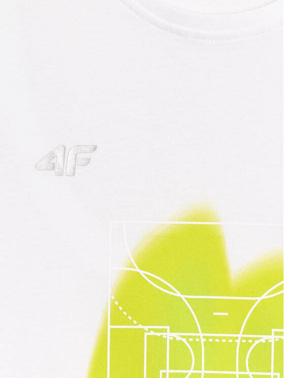 4F 4F T-Shirt TEAMWEAR Biały Regular Fit