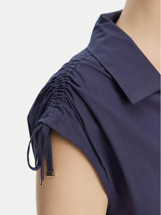 Marella Marella Vestito da giorno Riviera 2513221052 Blu scuro Relaxed Fit