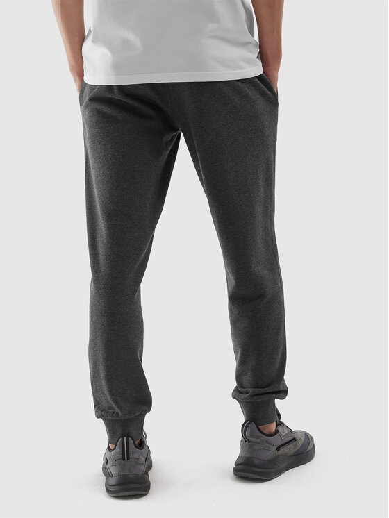4F 4F Παντελόνι φόρμας 4FAW23TTROM451 Γκρι Regular Fit