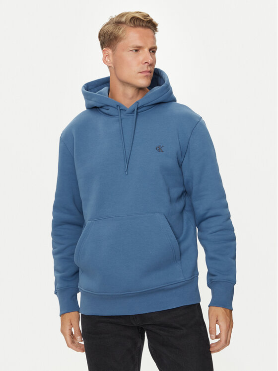 Calvin Klein Jeans Mikina Heavy Terry J30J326459 Modrá Regular Fit
