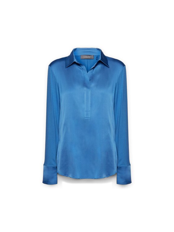 Elena Mirò Elena Mirò Camicia G247Z100487N0G4 Turchese Regular Fit