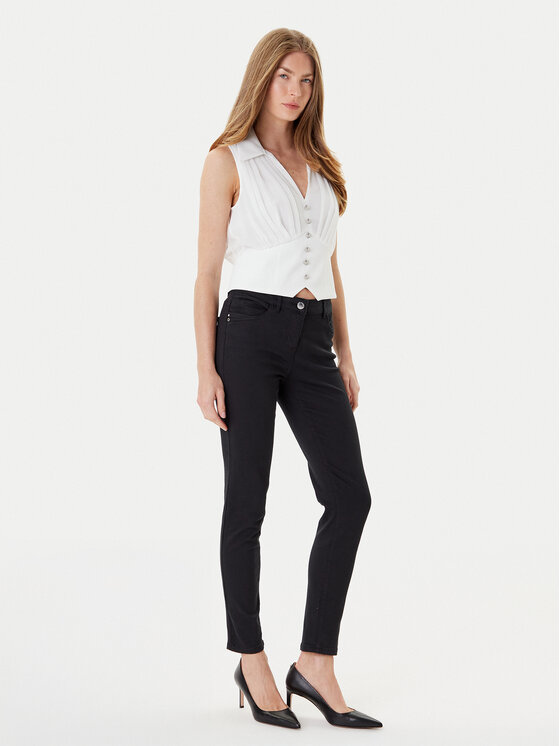 Morgan Morgan Blugi 231-PRETTY Negru Slim Fit