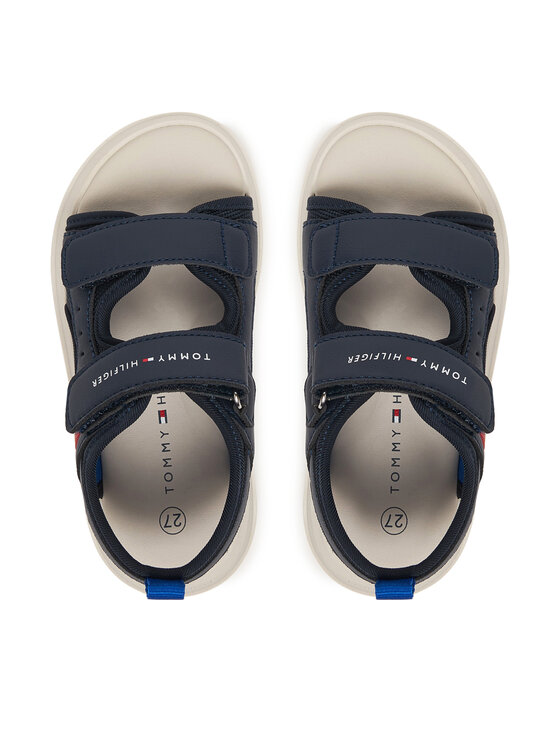 Tommy Hilfiger Tommy Hilfiger Sandály Velcro Sandal T1B2-34386-1591 Tmavomodrá