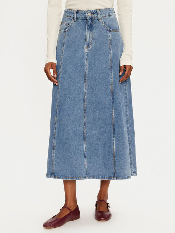 Vila Gonna di jeans Kora 14106317 Blu Regular Fit, taglia : 36