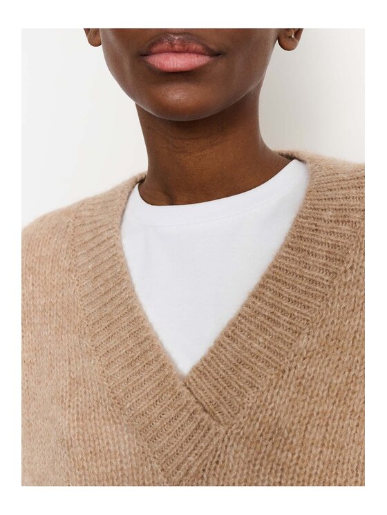 La Mania La Mania Maglione PAUL Beige Classic Fit