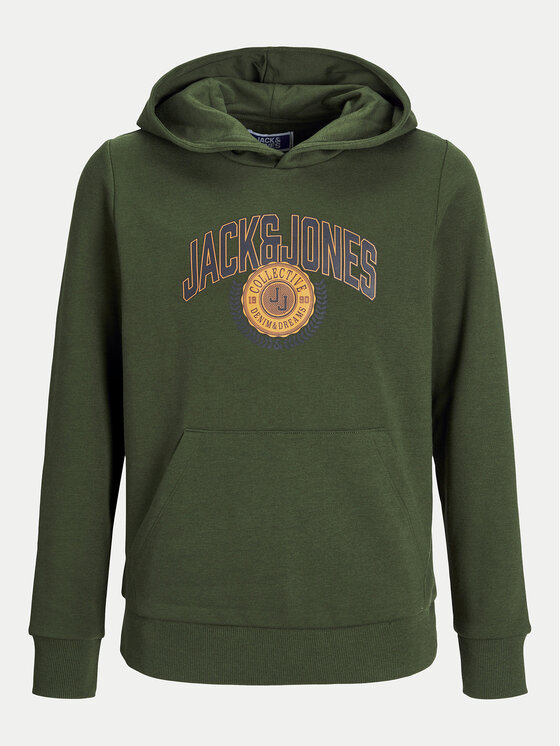 Jack&Jones Junior Jack&Jones Junior Μπλούζα Kam Varsity 12266761 Πράσινο Standard Fit