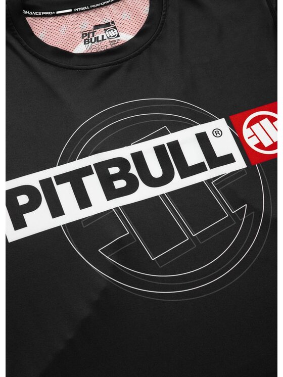 PITBULL PITBULL Koszulka techniczna Longsleeve Mesh Performance Pro plus Hilltop Sports XL Czarny Regular Fit