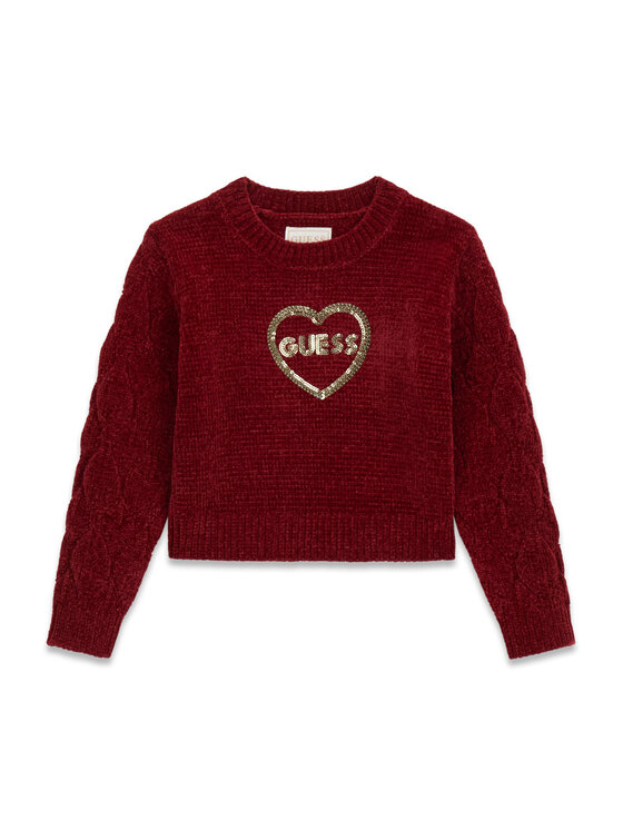 Guess Guess Σετ παιδικό K6BG03 Z1290 Σκούρο κόκκινο Regular Fit