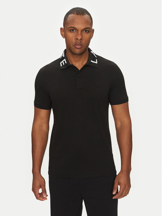 Lacoste Polokošeľa PH9538 Čierna Slim Fit