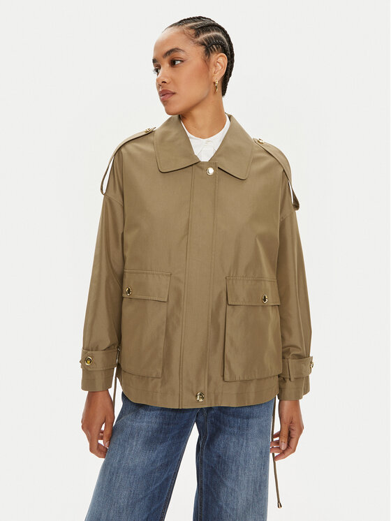 PINKO Pinko Übergangsjacke Polidora 103150 A1PR Grün Regular Fit