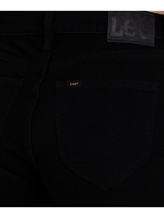 Lee Lee Jeansy 112139764 Czarny Straight Leg