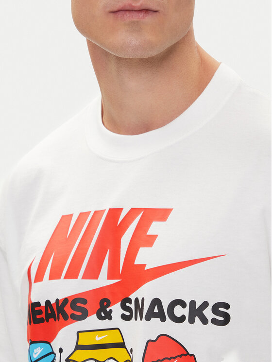 Nike Nike T-krekls HJ0754 Balts Regular Fit