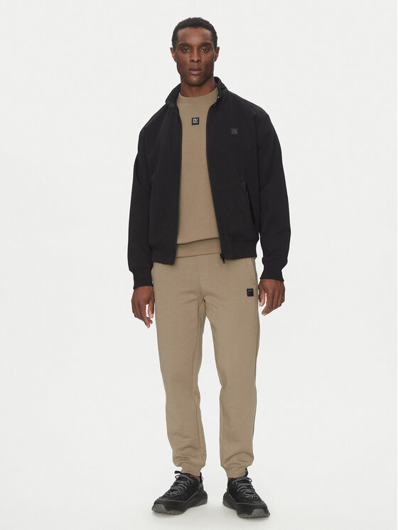 HUGO HUGO Mikina Diwano 50536336 Čierna Oversize