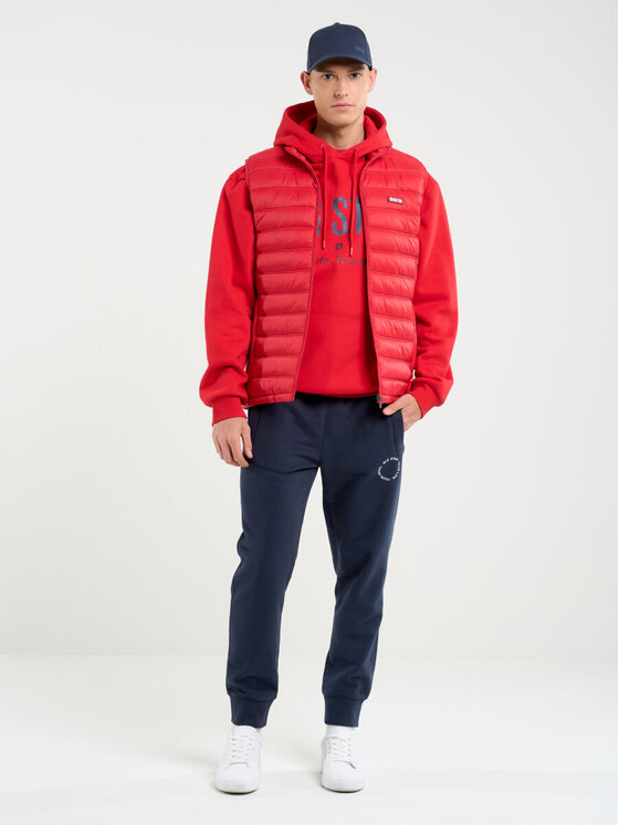 BIG STAR BIG STAR Kamizelka JAXOON_603_130 Czerwony Basic Fit