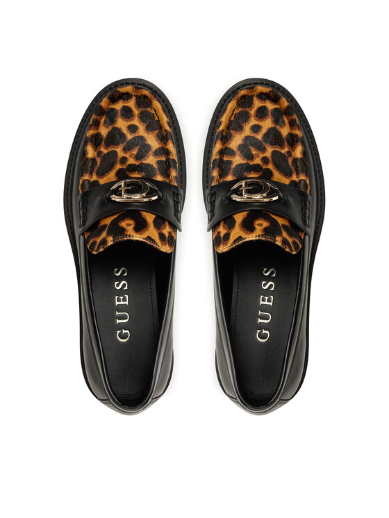 Guess Guess Loaferek FLTYK2 LEP14 Fekete