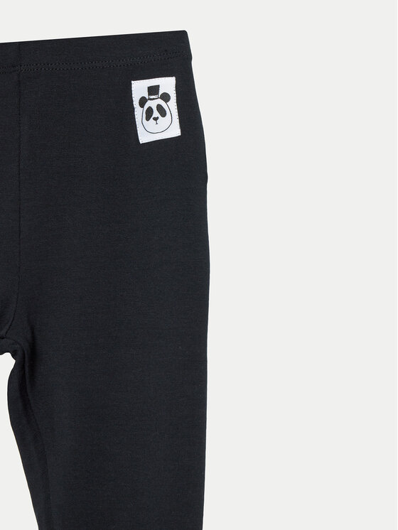 MINI RODINI Mini Rodini Legginsy Basic 1000000999 Czarny Slim Fit