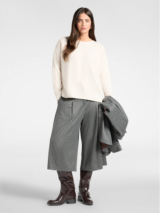 Elena Mirò Elena Mirò Maglione M014Z000774N002 Crema Regular Fit