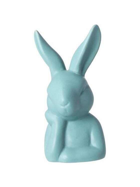 MIAhome MIAhome Figurka zamyślony królik 27x15x13 cm PENSEMA zielony Zielony