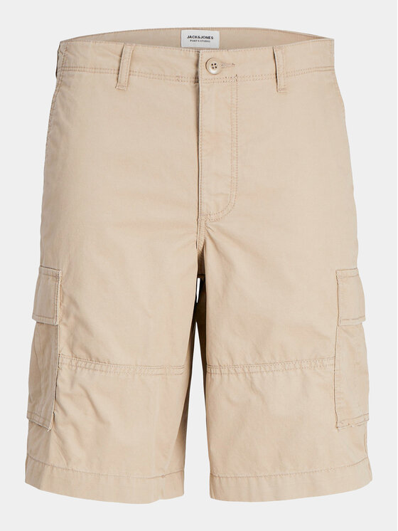 Jack&Jones Jack&Jones Σορτς υφασμάτινο Jpstcole 12253222 Μπεζ Loose Fit
