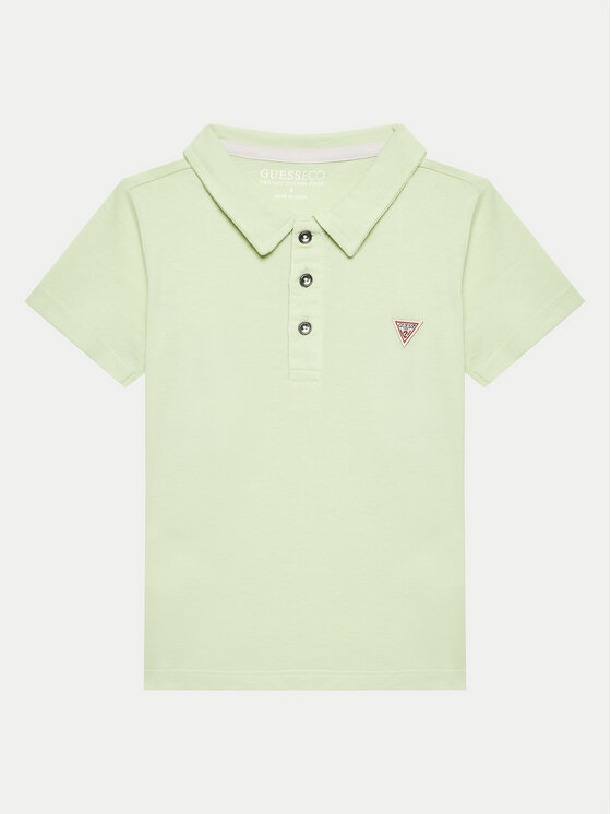 Guess Polo N2GP03 KAPY0 Zelena Regular Fit