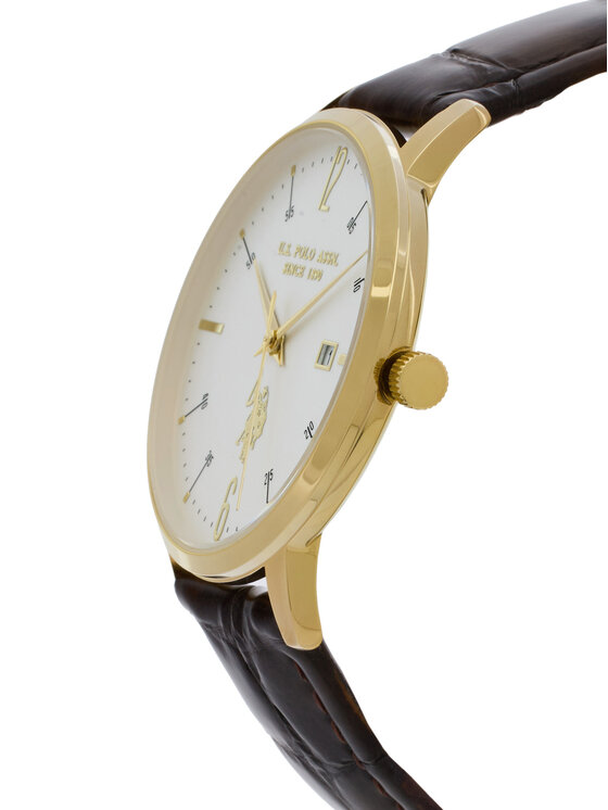 U.S. Polo Assn. U.S. Polo Assn. Ročna ura Dorian USP7279YG Rjava