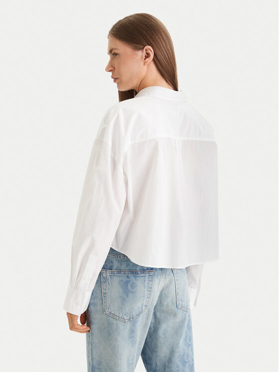Calvin Klein Jeans Calvin Klein Jeans Риза LV047F148G Бял Relaxed Fit