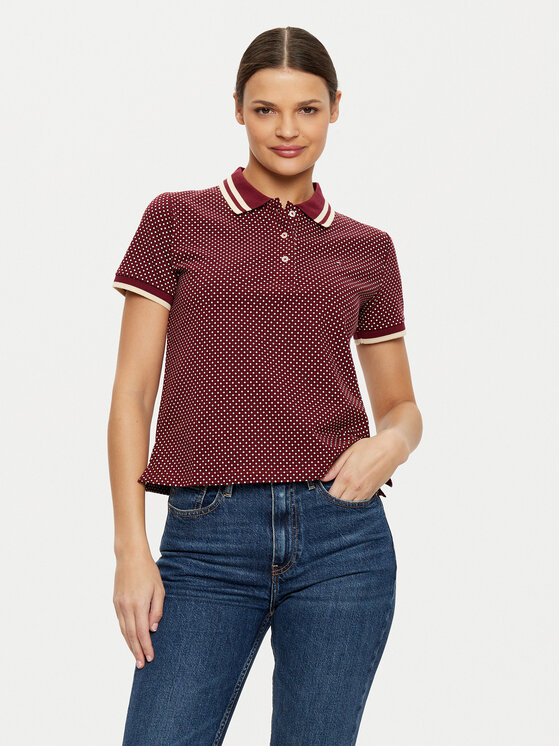 Tommy Hilfiger Tommy Hilfiger Tricou polo WW0WW43928 Roșu Slim Fit
