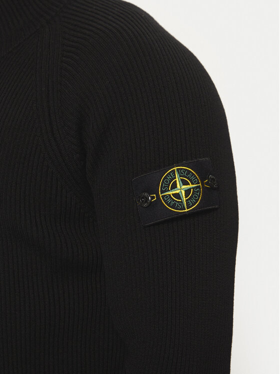 Stone Island Stone Island Kardigan 8115519C2 Czarny Regular Fit