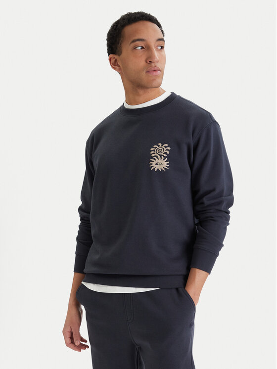 Quiksilver Quiksilver Суитшърт Salt Water EQYFT05196 Тъмносин Regular Fit