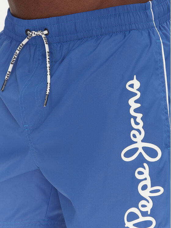 Pepe Jeans Pepe Jeans Plaukimo šortai Logo PMB10419 Mėlyna Regular Fit