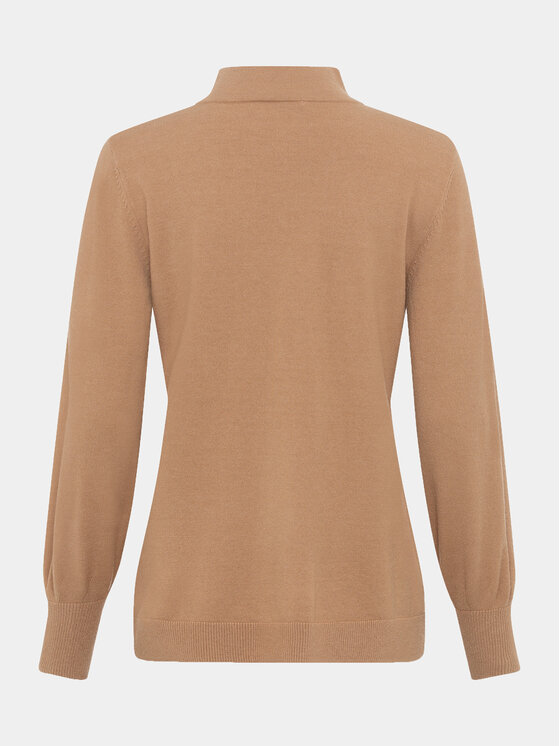 Olsen Olsen Пуловер Eva 11003582 Бежов Shaped Fit