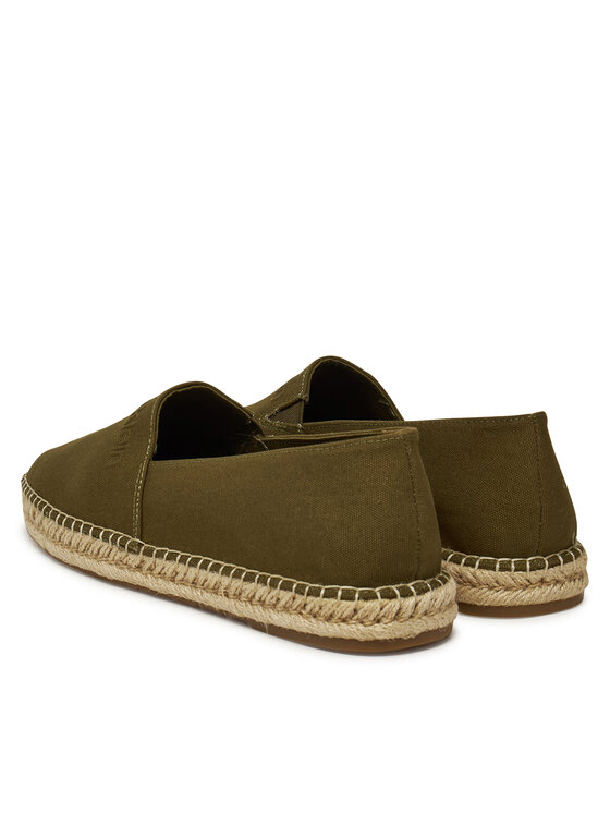 Calvin Klein Calvin Klein Espadryle Espadrille Cv Logo HM0HM01808 Khaki