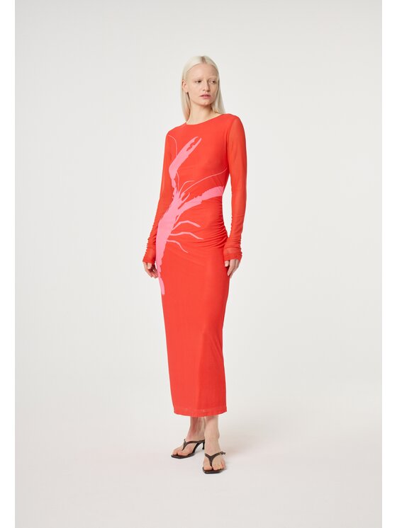Fabienne Chapot Fabienne Chapot Sukienka codzienna 6234-1797-177 Czerwony Slim Fit