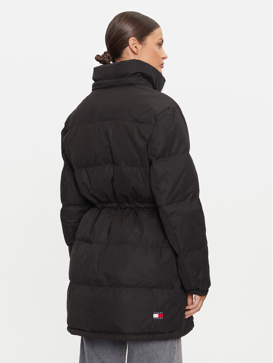 Tommy Jeans Tommy Jeans Pehelykabát Alaska DW0DW18821 Fekete Regular Fit