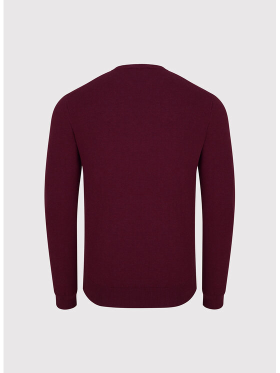 Pako Lorente Pako Lorente Sweter P25WN-2X-034 Bordowy Classic Fit