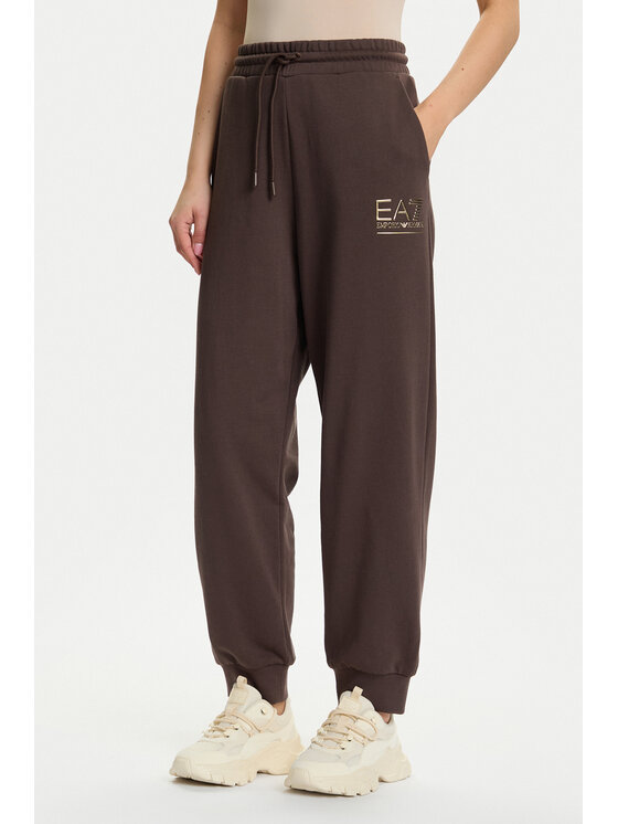 EA7 Emporio Armani EA7 Emporio Armani Tepláková souprava 7W000420 AF12473 U6063 Hnědá Relaxed Fit