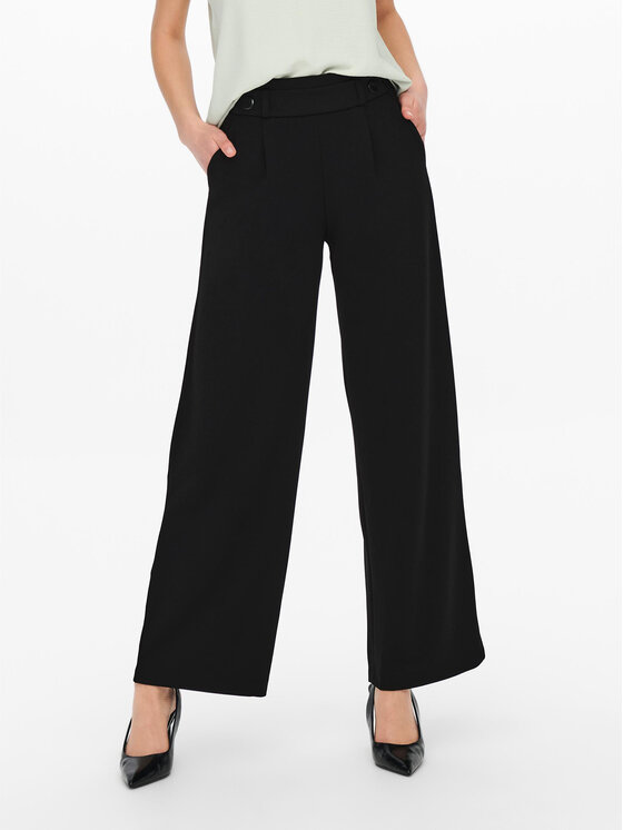 JDY JDY Штани з тканини Geggo 15208430 Чорний Wide Leg