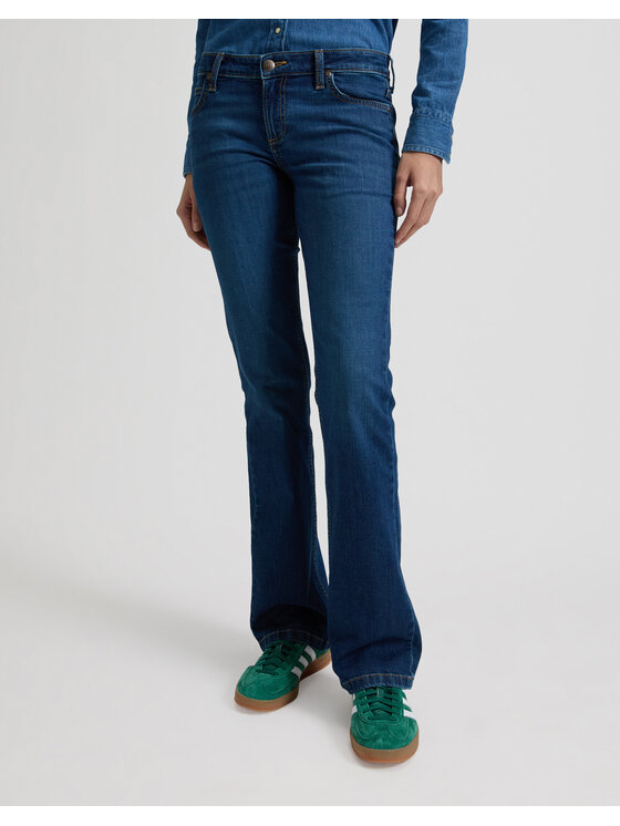 Lee Lee Jeansy JESSICA Niebieski Wide Leg