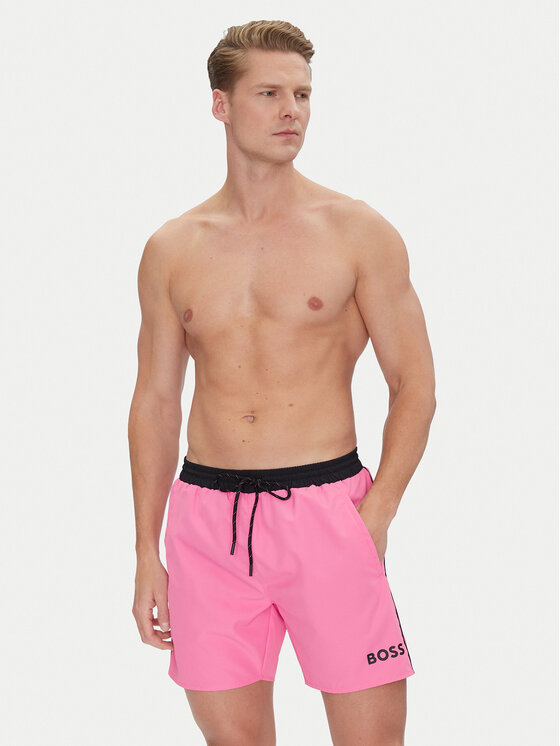 BOSS BOSS Plavecké šortky Starfish 50514429 Ružová Regular Fit